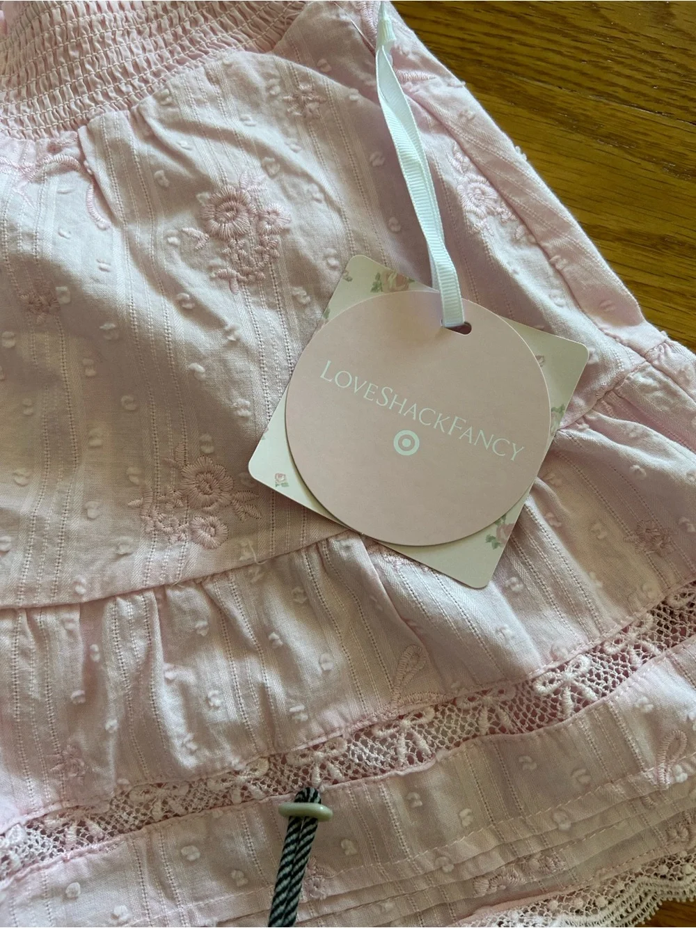 LoveShackFancy Pink Ruffle Tank & Skirt Matching Set